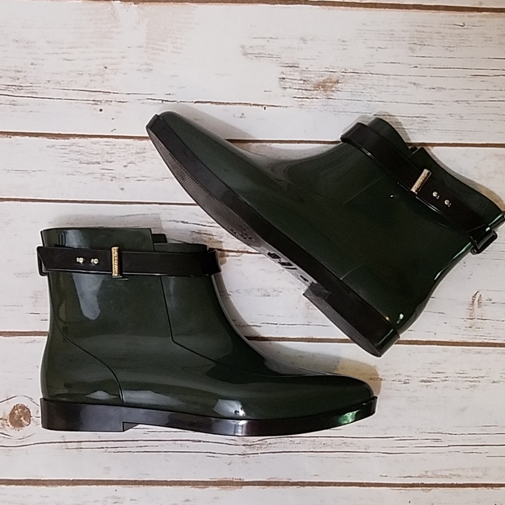 🚫SOLD Melissa + Jason Wu Rubber Ankle Boots - Picture 2 of 8